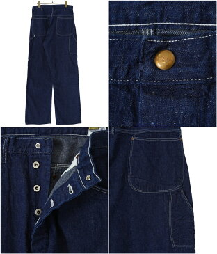 【送料無料】orSlow / オアスロウ : PAINTER PANTS ONE WASH : ペインター パンツ ワンウォッシュ デニムパンツ デニム メンズ ウォッシュ加工 ヴィンテージ風 日本製 スナップボタン ジップフライ ライトオンス オールシーズン ストレート 綿100% : 01-5120-81【STD】