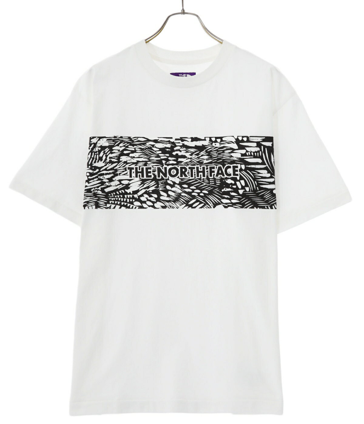 【送料無料】THE NORTH FACE PURPLE LABEL / ザ・ノースフェイス パープルレーベル : 5.5oz H/S Graphic Tee : 5.5オンス H/S グラフィックT ホリゾンタル 版画作家 大河原 健太 氏 コラボ USAコットン オーバーサイズ メンズ : NT3213N【PIE】【コンパクト】