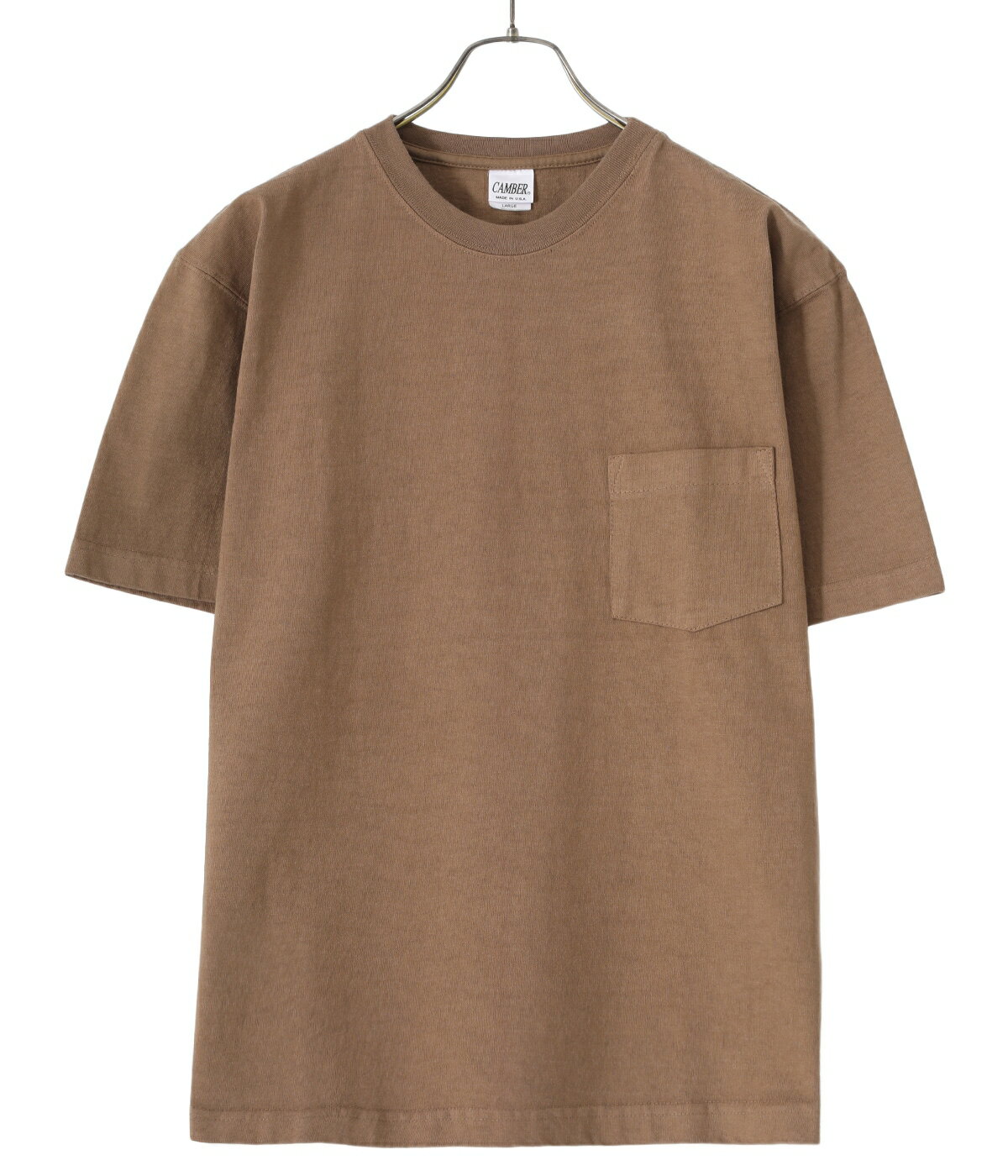 【送料無料】CAMBER / キャンバー : 【ONLY ARK】別注 8oz MAX WEIGHT POCKET T-SHIRT : 8オンス マックスウェイト ポケット ティーシャツ カットソー メンズ サンドカラー 後染め ボックスシルエット : CB190RT12220【AST】【宅急便コンパクト】