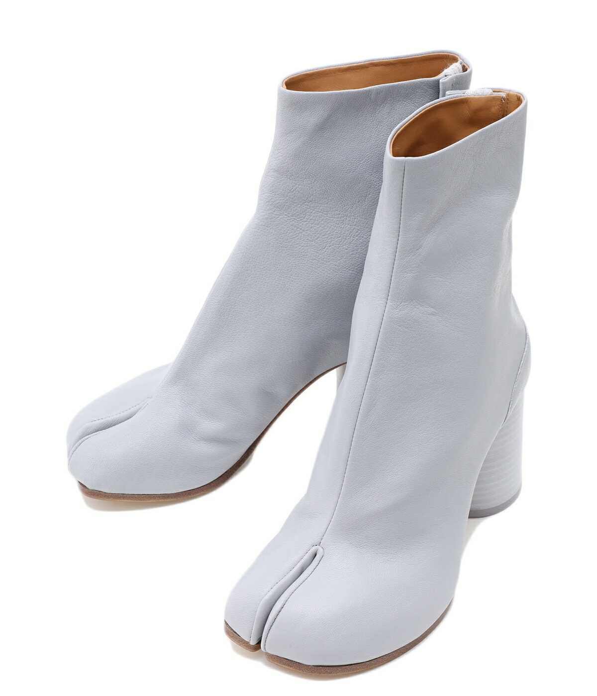 【正規品】Maison Margiela / メゾン マルジェラ : 【レディース】TABI BOOTS -VINTAGE SOFT LEATHER- : タビブーツ 足袋 ブーツ ヴィンテージソフトレザー 羊革 本革 8cm ヒール シーズンカラー 23ss ブリーズ 名作 : S58WU0260P3753T6172【ANN】