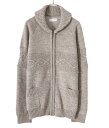 BALLAST ARK / バラストアーク : BRITISH WOOL CARDIGAN / 全3色 : ブリティッシュ ウール カーディガン カウチン カウチンニット ニットカーディガン ニット アラン柄 セーター メンズ レディース ユニセックス : BA06-K001