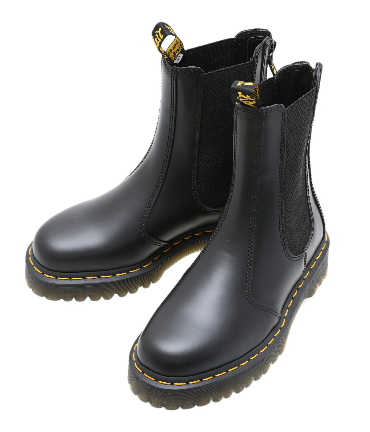 Dr.Martens / ドクターマーチン : 【レディース】2976 HI BEX W/ZIP : ベックス ブーツ ヒールループ BEXコレクション レザー バックジップ スムースレザー イエローウェルトステッチ サイドゴア レディース : 27844001【DEA】のサムネイル
