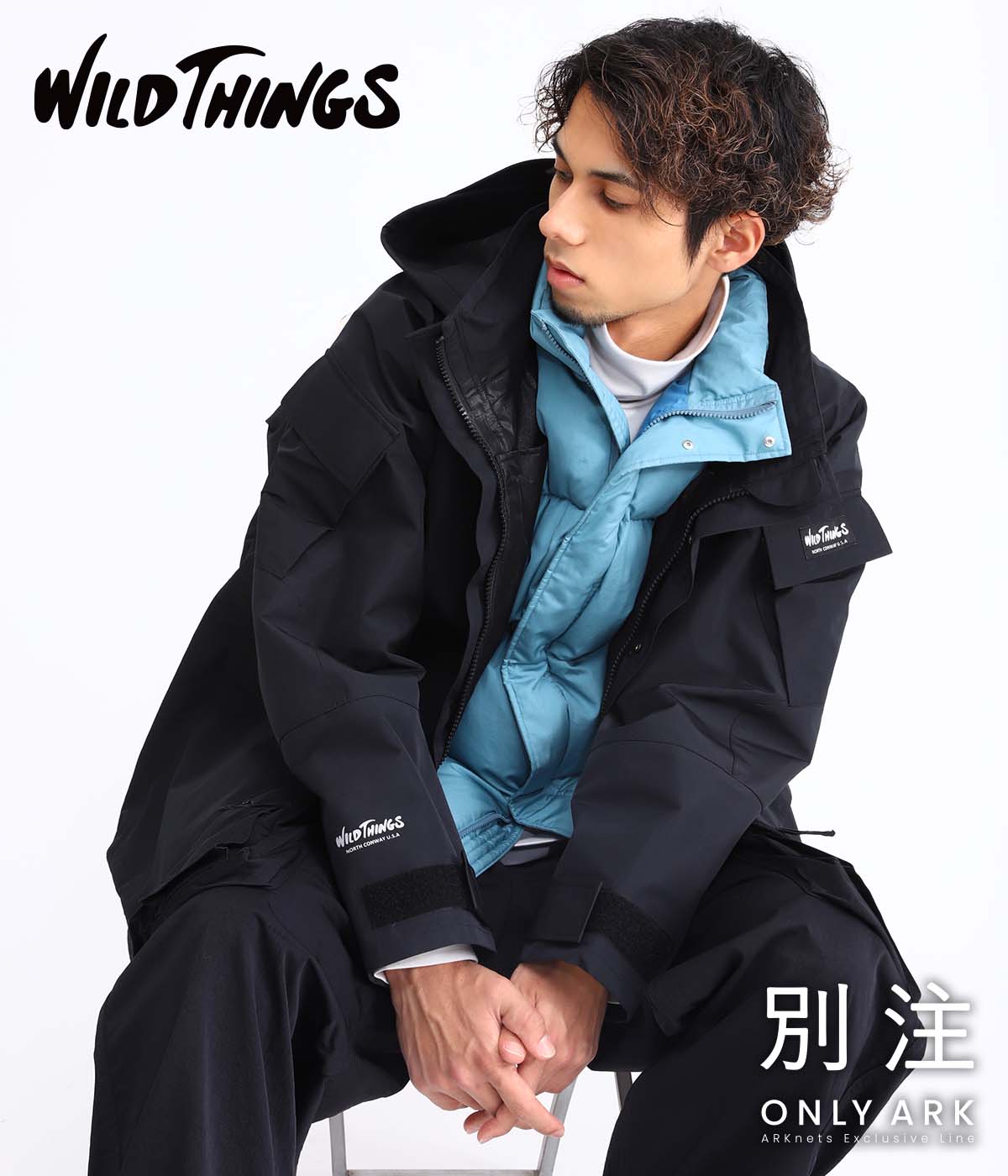 WILD THINGS / ChVOX : yONLY ARKzʒ 3 Layer Ecwcs Parka : AEghA ~^[ ϐ  h K ANeBu ECWCS ubN ʒ ~^[ WPbg VFWPbg : ONLYARK-0-1014yREAzyASTz