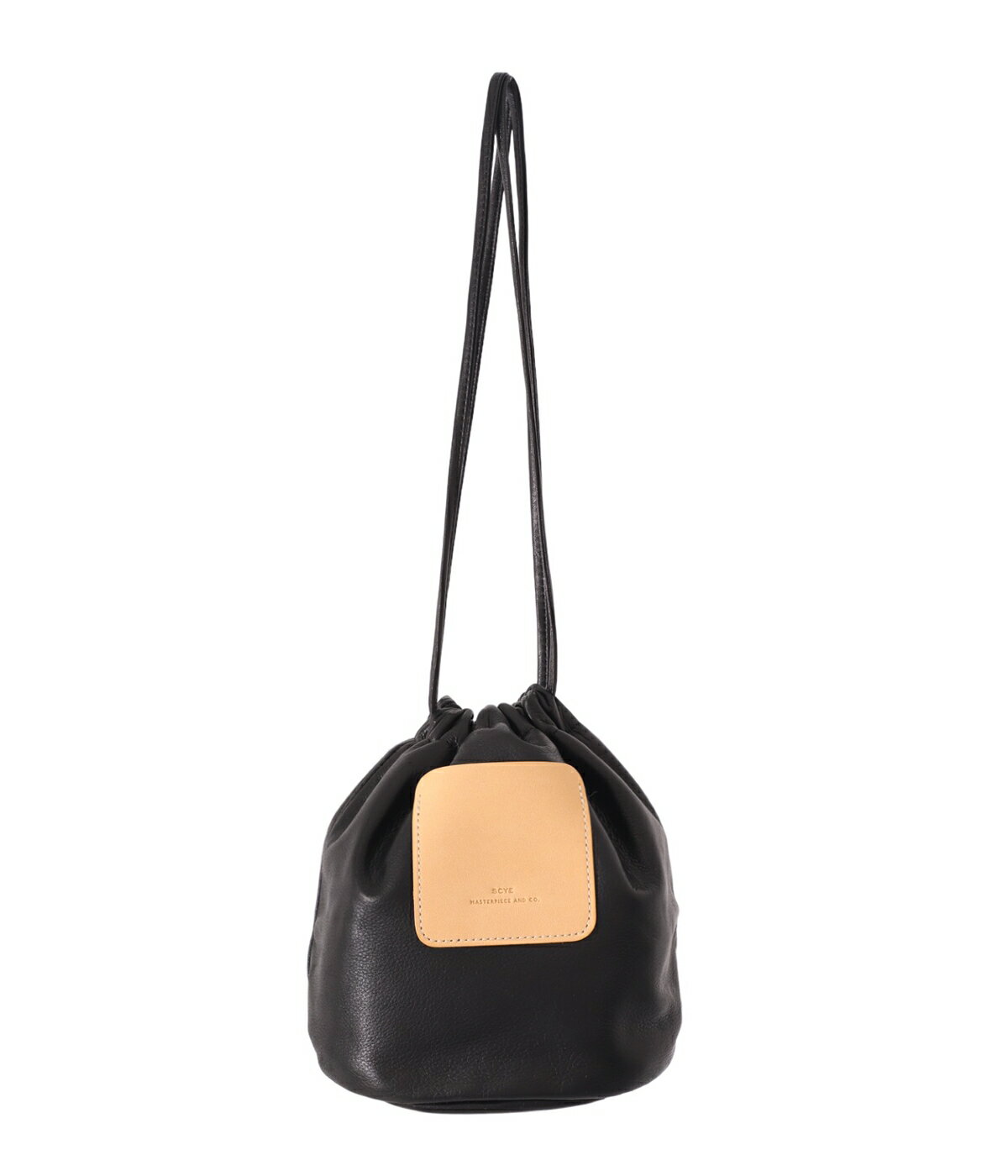 【送料無料】Scye / サイ ベーシックス : Soft Leather Drawstring Bag / 全2色 : ソフトレザードローストリングバック 巾着バッグ 鞄 バック ハンドバック 牛革 レザーパッチ パッチポケット シンプル ブラック グレー : 3323-13320【DEA】