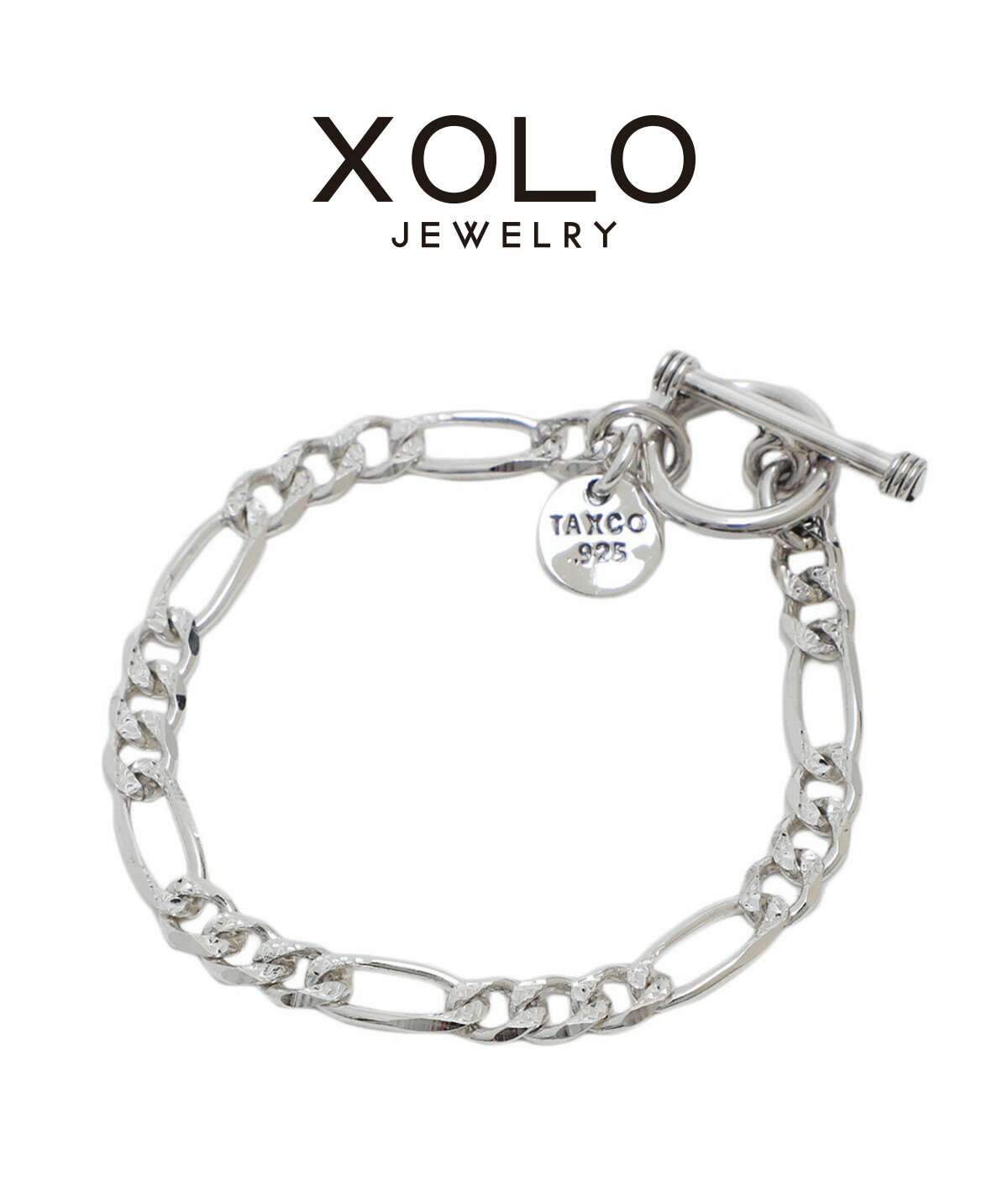 XOLO JEWELRY   V WG[ : Claw Link Bracelet -6mm- : N[ N uXbg 6~ Vo[ ANZT[ Mtg v[g : XOB012 PIE  }փRpNg 