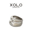 XOLO JEWELRY / ショロ ジュエリー : Double Puff Ring : ダブル パフ リング メキシコ ハンドメイド シルバー ギフト プレゼント ボリューム 重ね付け SILVER925 メンズ : XOR033【REA】【宅急便コンパクト】