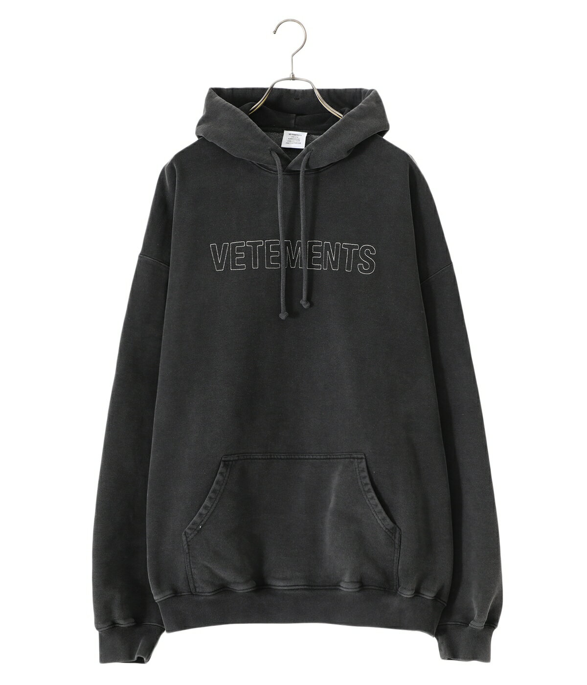 楽天ARKnets[SALE]VETEMENTS : LOGO OUTLINE HOODIE : UE63HD445B 30-[RIP][D]