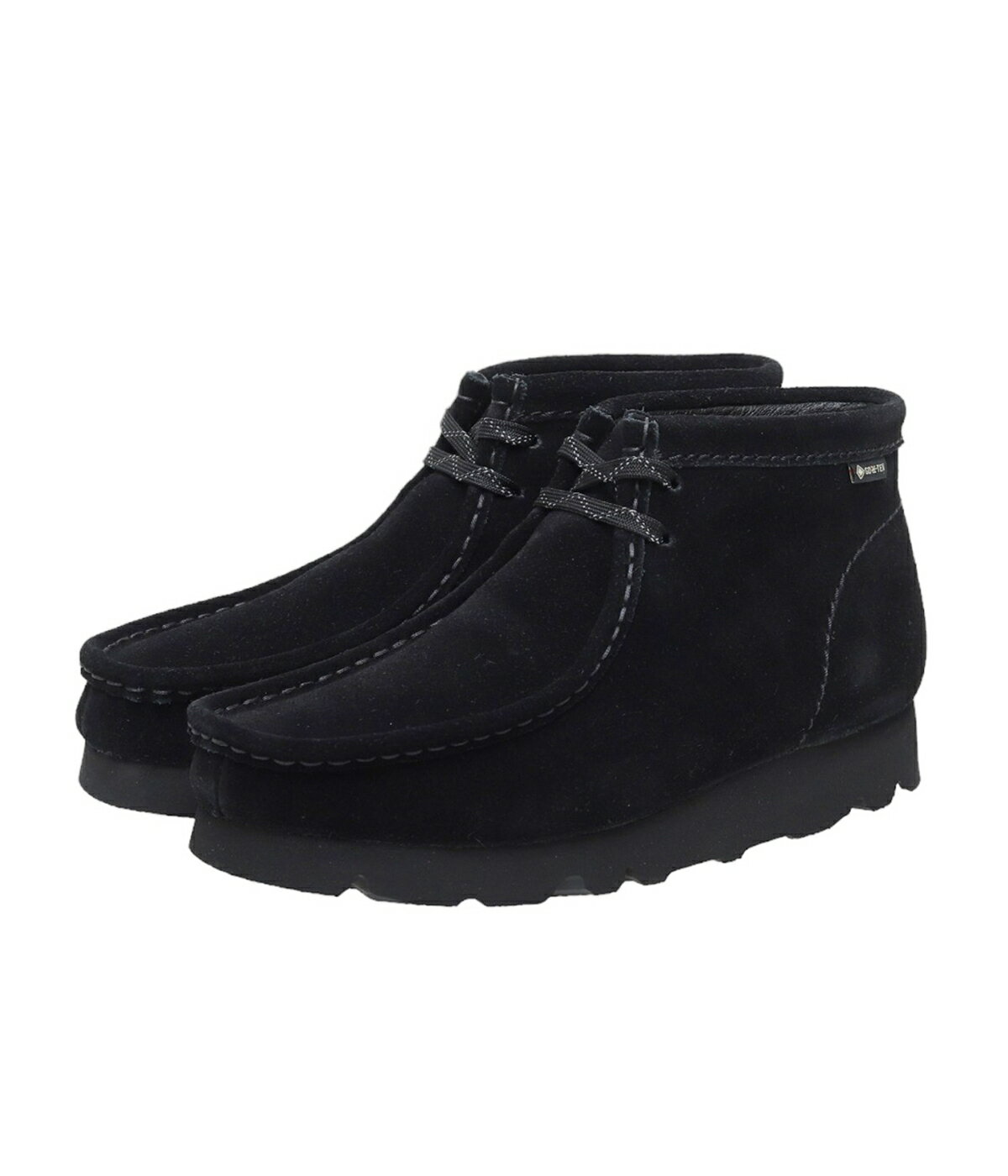 Clarks / クラークス : 【レディース】WallabeeBT.GTX : ワラビー ブーツ GORE-TEX ゴアテックス フットウェア シューズ 革靴 本革 正規品 シンプル 定番 ストリート カジュアル 全天候対応 Vibram ブラックスウェード 黒 : 26168586【DEA】