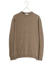 楽天ARKnetsATON / エイトン : NATURAL CASHMERE CREWNECK SWEATER : ナチュラルカシミヤクルーネックセーター メンズ シンプル カシミア リラックス感 カットソー ドライ : KRAGSW0110【COR】