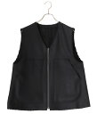 【ウィンターセール】toogood / トゥーグッド : THE SCULPTOR GILET : スカルプター ジレ リバーシブル 万能ジレ パッチポケット すりポケット ブラック メンズ : TSG-SWF-019【RIP】