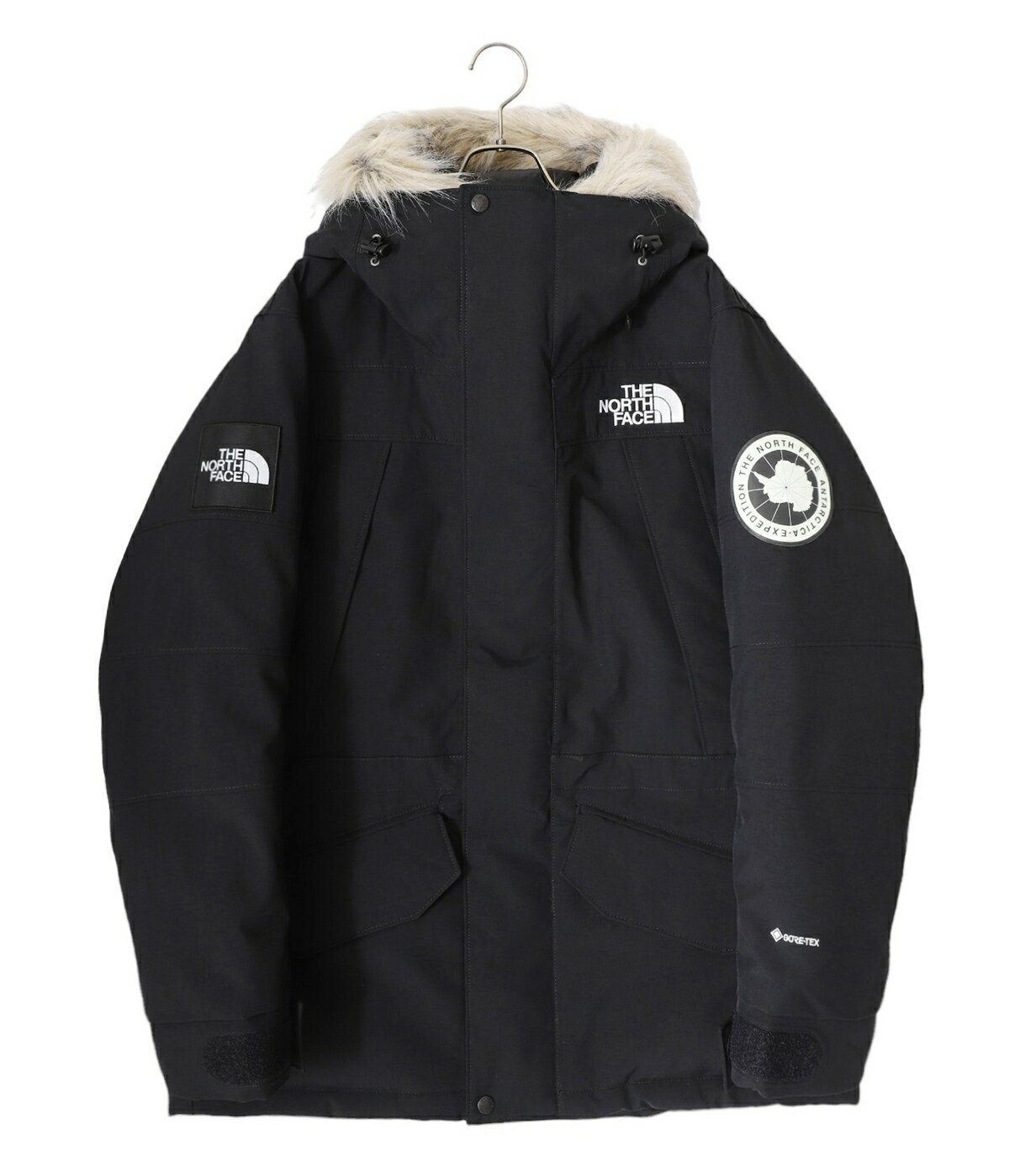 THE NORTH FACE / ザ ノースフェイス : Antarctica Parka /全2色 : アンタークティカ パーカ ダウン ダウンジャケット　ジャケット ゴアテックス GORE-TEX アウター 防寒 防水 ファー付き ワッペン メンズ 南極観測隊 サスティナブル : ND92342【WAX】