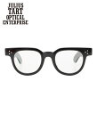 楽天ARKnetsJULIUS TART OPTICAL / ジュリアスタートオプティカル : FDR 46-22 - BLACK / CLEAR - : メガネ 眼鏡 アイウェア クラシック ヴィンテージ ブラック メンズ 肉厚 ウェリントン アセテート : JTPL-005A-150HMC【COR】