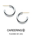 CAREERING / キャリアリング : PLACEBO 501 (SV) : プラシーボ501 ピアス アクセサリー ジュエリー メンズ レディース ユニセックス ギフト プレゼント 両耳 2点セット モード ミニマム : PLACEBO-501-SV 【NOA】