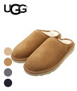 UGG / アグ : CLASSIC SLIP-ON / 全4色 : クラシック スリッポン シューズ 靴 スリッパ ルームシューズ ブラック チェスナット シープスキン スエード もこもこ ボア ボリューム あったかい 秋冬 シンプル クッション性 : 1129290【DEA】【PIE】