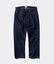 Unlikely / アンライクリー : Unlikely Time Travel Jeans : タイムトラベルジーンズ テーパードデニム 40年代 50年代 60年代 70年代 縦落ち インディゴ デッドストックブルー テーパードシルエット デニムパンツ メンズ : U24S-21-0001【MUS】【BJB】