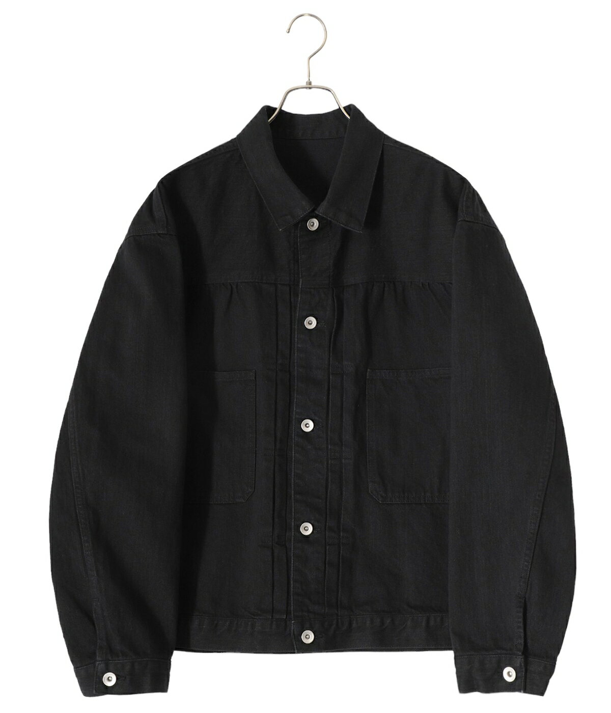 Porter Classic / |[^[NVbN : STEINBECK DENIM JACKET : X^CxbNfjWPbg fjWPbg yAE^[ fju] NVbN AJJWA  ZbgAbv I[o[TCY _炩 : PC-005-2861yCORz