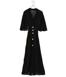 PHOTOCOPIEU / フォトコピュー : 【レディース】CAPE-SLEEVE SHIRT DRESS(HALVARI) : PHOTOCOPIEU フォトコピュー ブラック レディース 上品 エレガント シルク タイト設計 正規品 取扱店舗 ワンピース ドレス シルク ウエストマーク タイト : 241HVL【ANN】