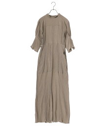 PHOTOCOPIEU / フォトコピュー : 【レディース】4 POCKETS LONG DRESS(YLVA ) : PHOTOCOPIEU フォトコピュー 上品 シルク素材 ドレス フェミニン シック エレガント ワンピース ドレス シルク ウエストマーク タイト ポケットデザイン : 241YLV【ANN】