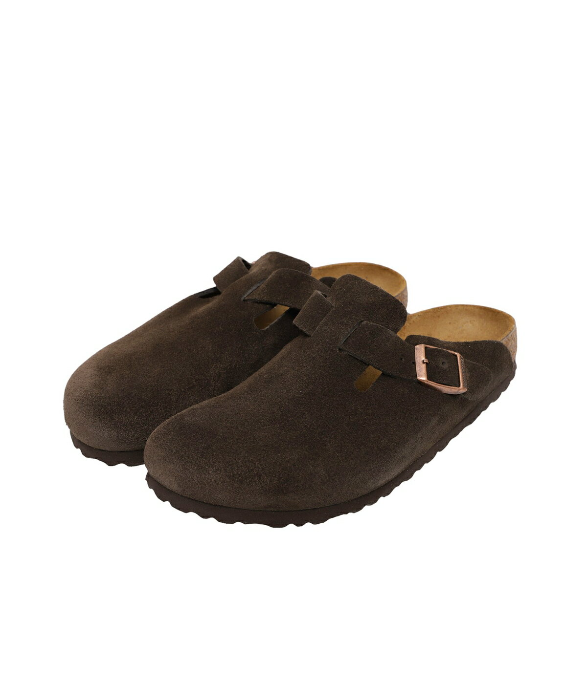 【送料無料】BIRKENSTOCK / ビルケンシュトック : 【レディース】Boston VL Mocca (ナローフィット) : ボストン ビルケンボストン ビルケン ボストンサンダル ナチュラル雰囲気 スウェードレザー ベルベット EVA シンプル ナローフィット : BST-1027460【DEA】