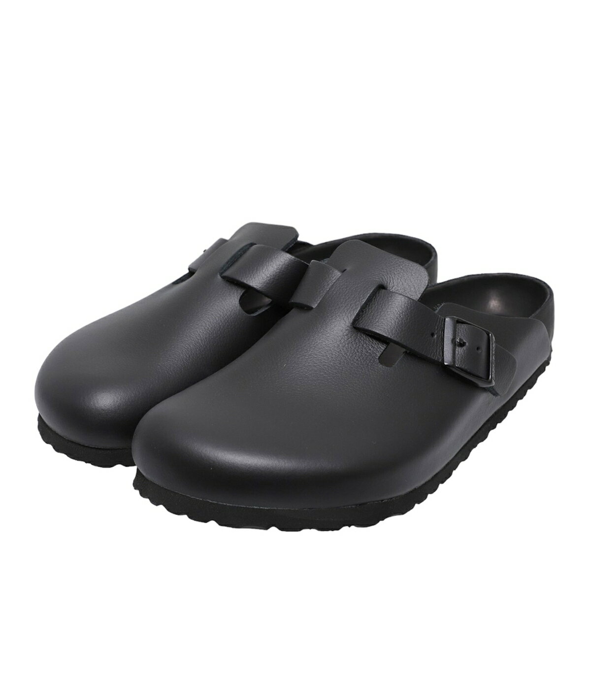 BIRKENSTOCK / ビルケンシュトック : Boston EXQ LENA Black(レギュラー) : ビルケンシュトック ボストン スムースレザー エクスクイジットフットベッド クロッグ 通年仕様 ハイエンドモデル 定番 通気性 耐久性 緩衝性 柔軟性 軽量 メンズ : BST-1026813【STD】