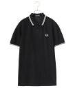 FRED PERRY / フレッドペリー : TWIN TIPPED FRED PERRY SHIRT / 全3色 : ツイン ティップト フレッド ペリー シャツ ポロシャツ 半袖シャツ メンズ 刺繍 ブラック アイビー グリーン コットン 軽量 デイリーユース カジュアル : M3600【NOA】