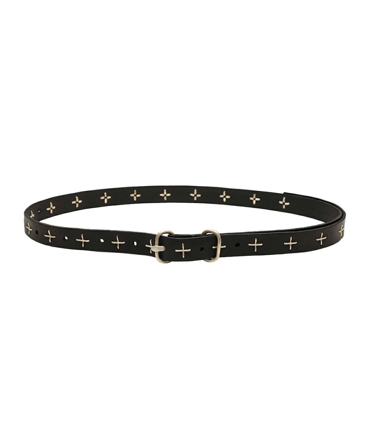 m.a+ / エムエークロス : “+“ studded double oval buckle med : ダブルバックル ステイプル アルチザ..