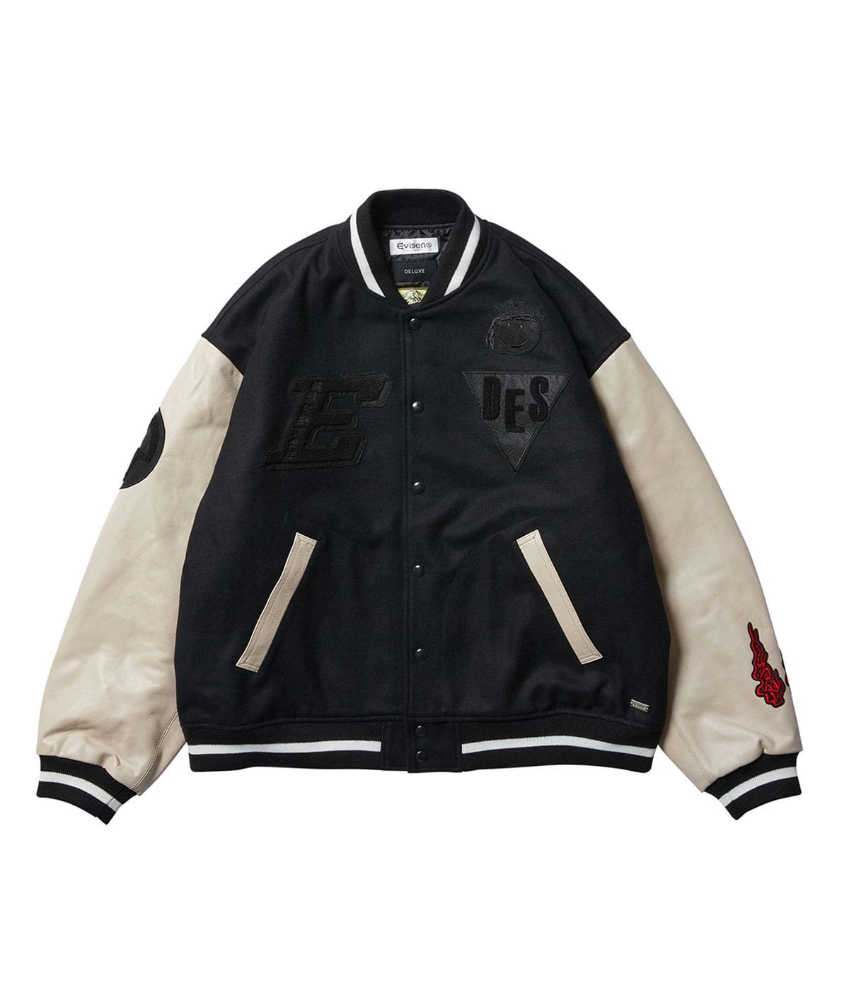 Evisen Skateboards / GrZ XP[g{[h : DELUXE VARSITY BOYS JACKET : fbNX X^W X^WAWPbg Xg[g XP[g{[h XP[^[ XP{[ 쏟 Y AE^[ u] v : 8131-EyARKz