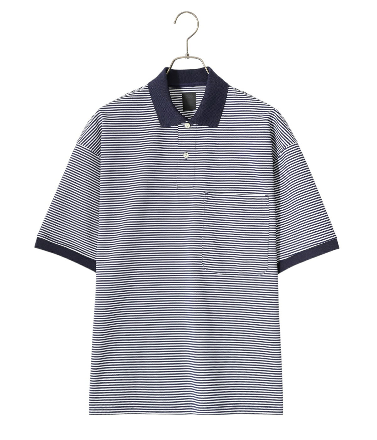 DAIWA PIER39 / ダイワ ピアサーティナイン : W’s TECH POLO SHIRTS S/S : ウィメンズ テック ポロシャツ ショートスリーブ 半袖 ポロシャツ 釣り アウトドア オーバーサイズ トップス ボーダーシャツ : BE-37024L