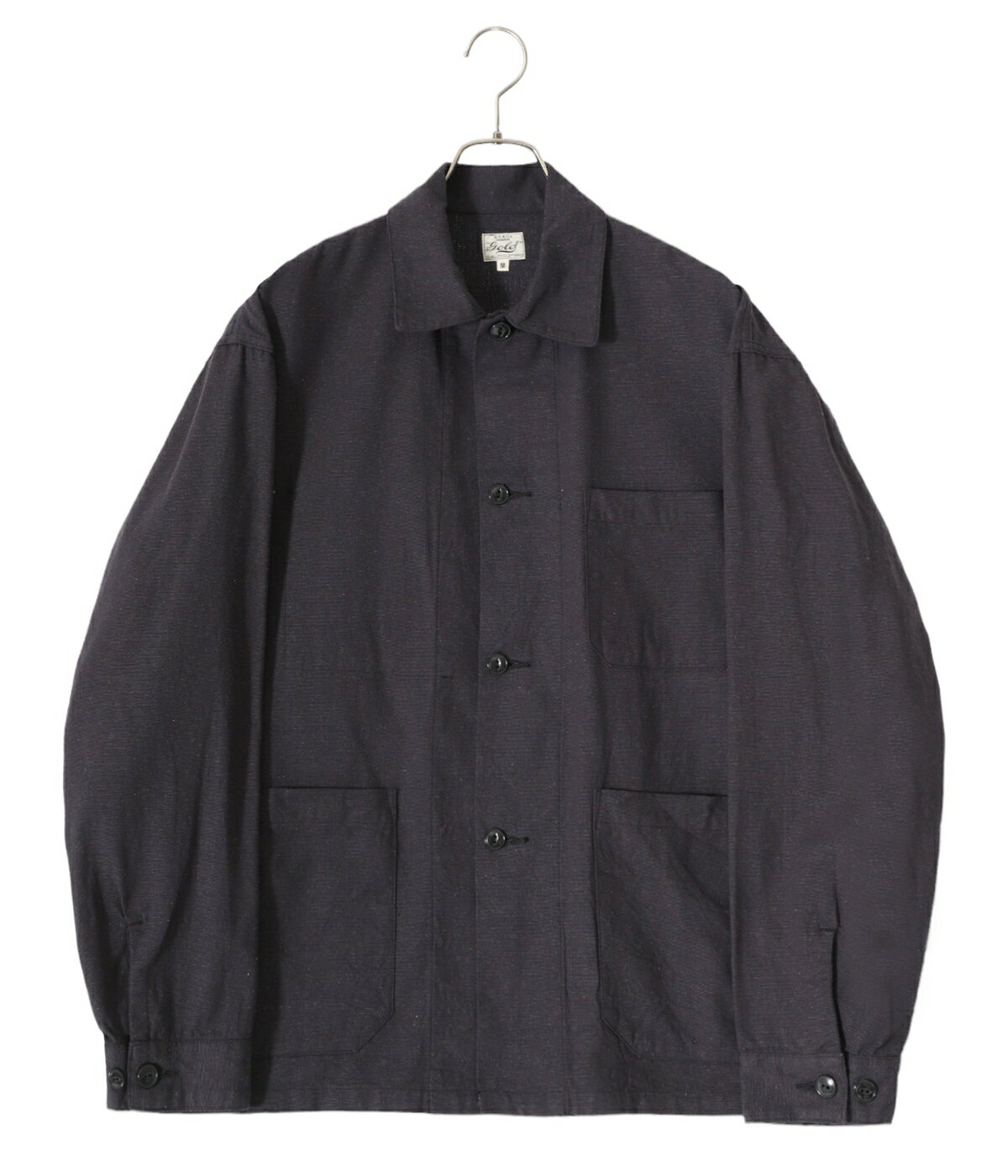 mG^[vCY GOLD / S[h : COTTON/SILK NEP DUCK WORK JACKET / S2F : Rbg VNlbv_bN [NWPbg Jo[I[ Y AE^[ u] Wp[ I[o[VGbg _ Be[W : 24A-GL15474yMUSz