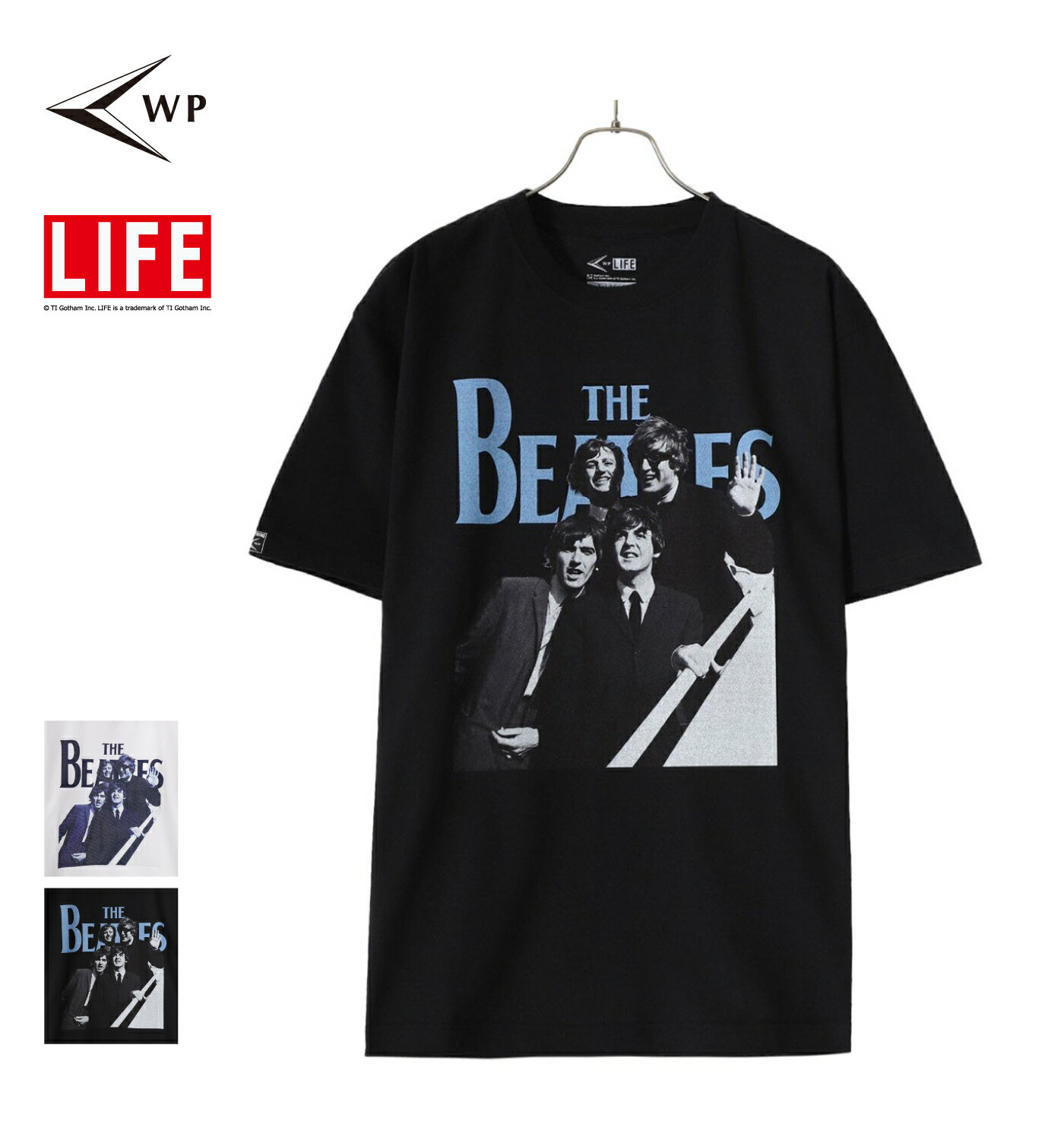 WP / ダブリューピー : WP×LIFE THE BEATLES T-SHIRTS / 全2色 : ダブリューピー ライフ ビートルズ Tシャツ ティーシャツ 半袖 フォト プリントTEE メンズ バンドTシャツ カジュアル ストリート : WP13-T12【WAX】