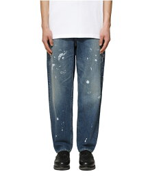 marka / マーカ : REGULAR FIT JEANS - indigo painted - : レギュラー フィット ジーンズ インディゴペイント デニムパンツ ペイントデニム メンズ ボトムス テーパードシルエット オーガニックコットン 12ozデニム デイリーユース : M24B-10PT01C【COR】