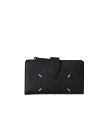 メゾン マルジェラ 二つ折り財布 メンズ Maison Margiela / メゾン マルジェラ : CARD HOLDER CLIP 2 WITH ZIP : カードホルダー コインケース ビジネス 手帳型カードケース コインポケット 大容量 収納力 薄さ 2つ折り カレンダーロゴ 硬質感 牛革 スマート : SA1VX0019-P4455【RIP】