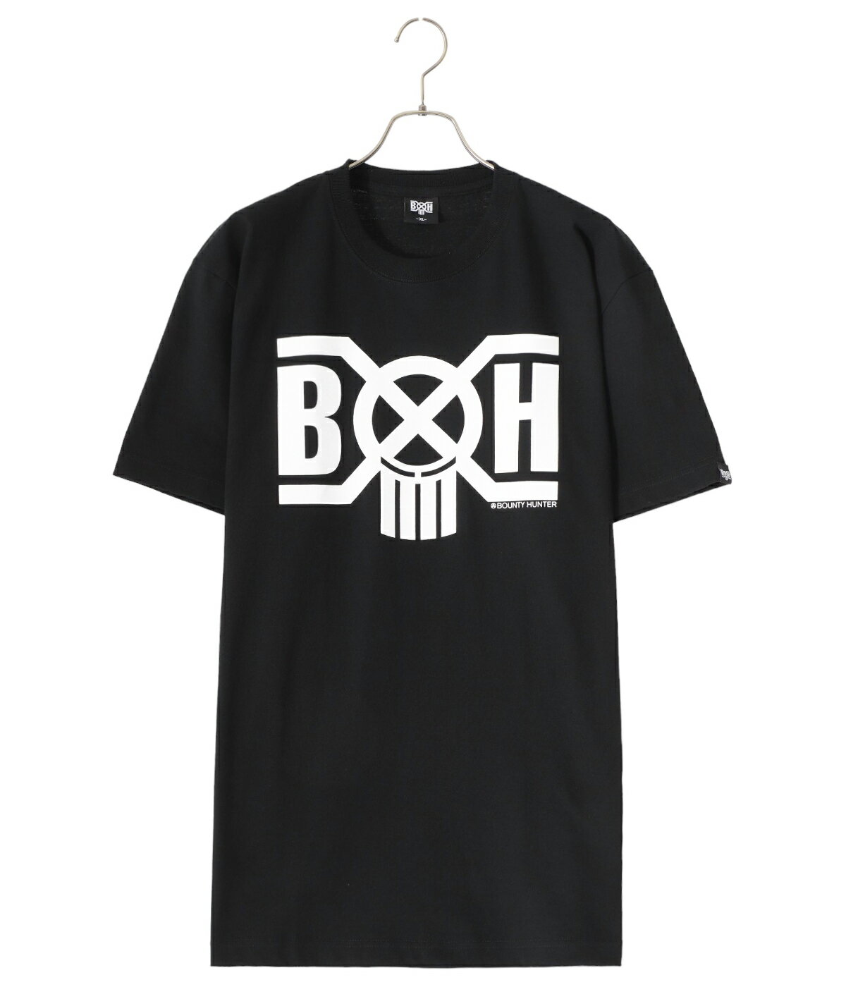 BOUNTY HUNTER / バウンティーハンター : B×H LOGO Tee : ロゴTEE ブランドロゴTシャツ メンズ トップス カットソー半袖 ショートスリーブ 春夏 グラフィックTシャツ スタンダードシルエット : BHST2404-1【NOA】【コンパクト】