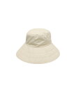 KIJIMA TAKAYUKI / キジマ タカユキ : 【レディース】POLY COTTON BUCKET HAT : コットン バケットハット 帽子 定番 ワイドストラップ ハンドウォッシュ お手入れ簡単 深め ナチュラル アイボリー カーキ 持ち運び可能 : W-241135【ANN】