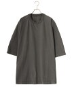 【送料無料】CASEY CASEY / ケイシー ケイシー : BIG RAG T SHIRT / 全4色 : トップス 半袖 Tシャツ ベーシック リブ クルーネック インナー カットソー ビッグラグ ラグランスリーブ オーバーサイズコットン 綿 : 22HS016【RIP】【コンパクト】