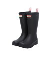 【送料無料】HUNTER / ハンター : 【レディース】womens play tall boot : ウィメンズ プレイトールブーツ ロング 長靴 ながぐつ 雨具 ブランドロゴ 定番 シンプル ブラック レジャー デイリー 防水 レインシューズ : WFT2007RMA【DEA】