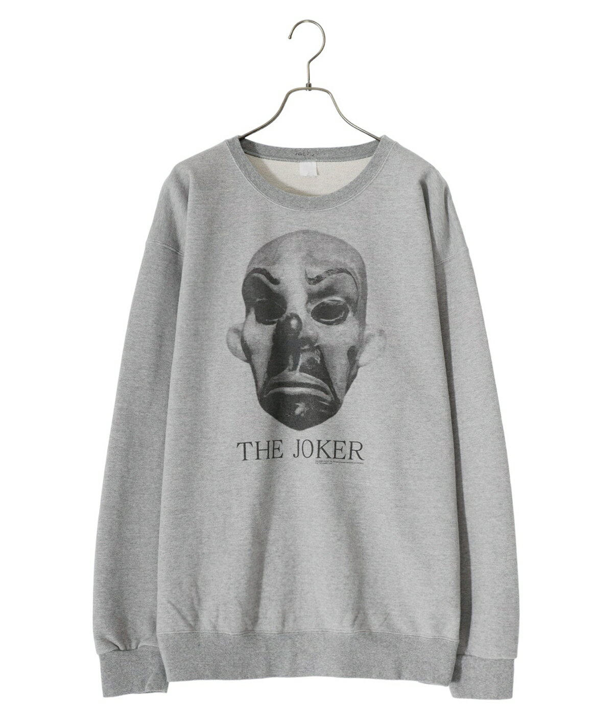 JACKSON MATISSE / ジャクソンマティス : The Joker Bank Robber Mask Sweat / 全2色 : ジョーカー バットマン バンク ローバー マスク スウェット ピエロマスク スェット グレイ ホワイト クリストファー ノーラン モチーフ : JM24SS005