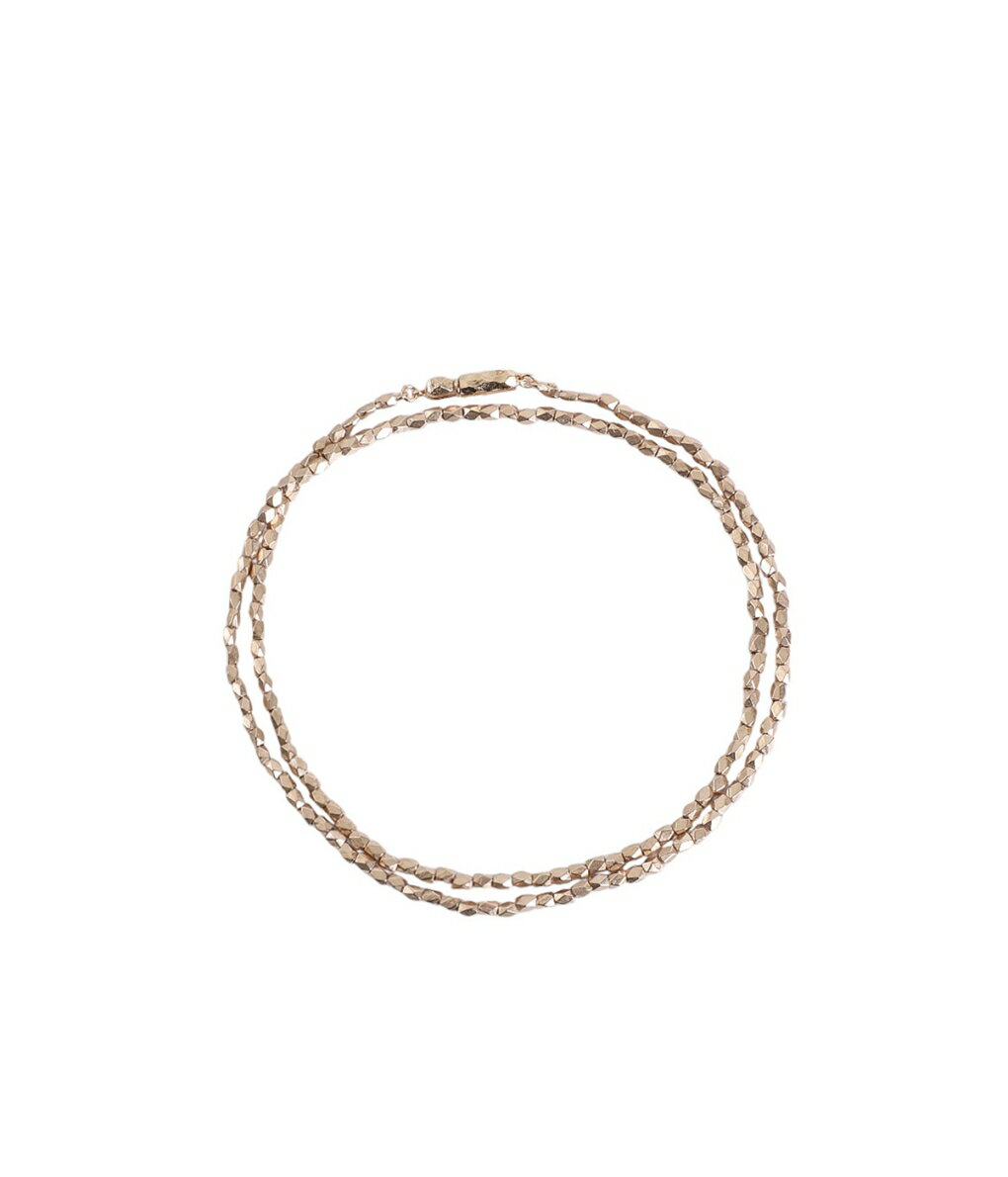 [P10倍]PORTER CLASSIC : GOLD BEADS DOUBLE BRACELET 15 : PC-011-2854-ROSE[COR]