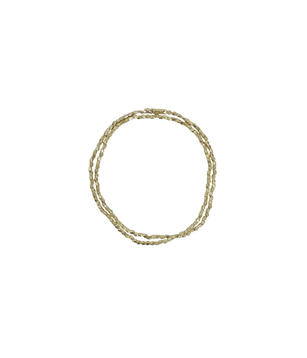 [P10倍]Porter Classic : GOLD BEADS DOUBLE BRACELET 15 : PC-011-2854-YELLOW[COR]