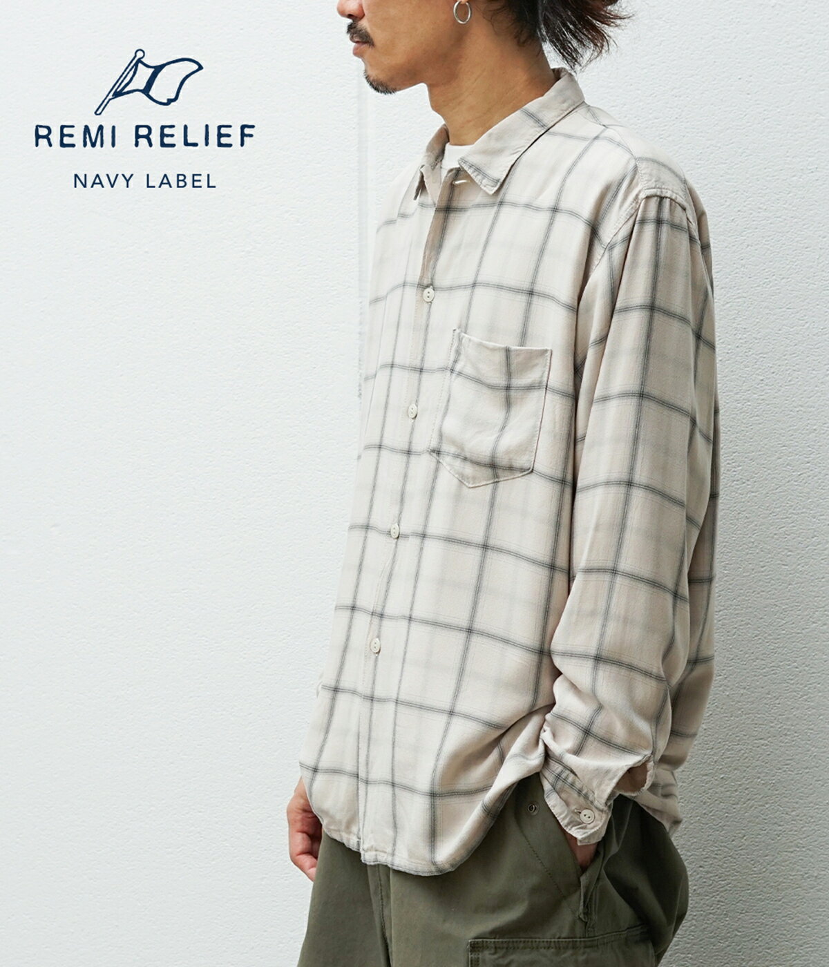 [����̵��]REMI RELIEF NAVY LABEL : �졼�������å������ץ󥫥顼����� : RN29373078AK[AST][REA]