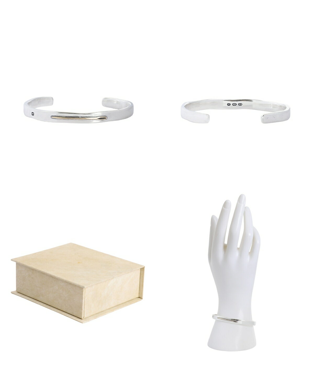 [送料無料]PORTER CLASSIC : NEEDLE BANGLE : PC-011-1121[COR]