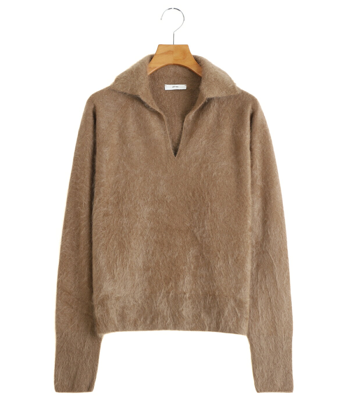 [送料無料]ATON : [レディース]ROYAL CASHMERE FUR SKIPPER POLO : KRAGLW0305[DEA]