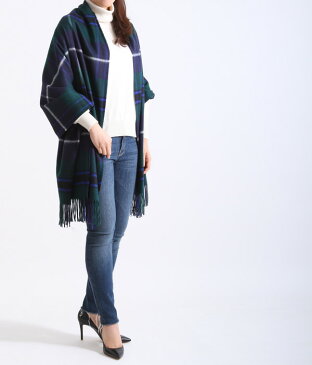 【期間限定送料無料!】Johnstons / ジョンストンズ : CASHMERE TARTAN STOLES-Green Douglas(グリーンダグラス)- (大判 ストール カシミア ストール マフラー 日本別注カラー レディース タータンチェック) AU0125-WA56-GD【ANN】