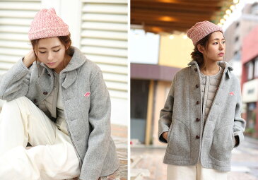 【ポイント5倍】DANTON / ダントン ： 【レディース】＜WOOL MOSSER(ウールモッサ)＞ / 全3色 ： ダントン ウールモッサ ジャケット ミディアム丈 アウター ： JD-8243-WOM【DEA】