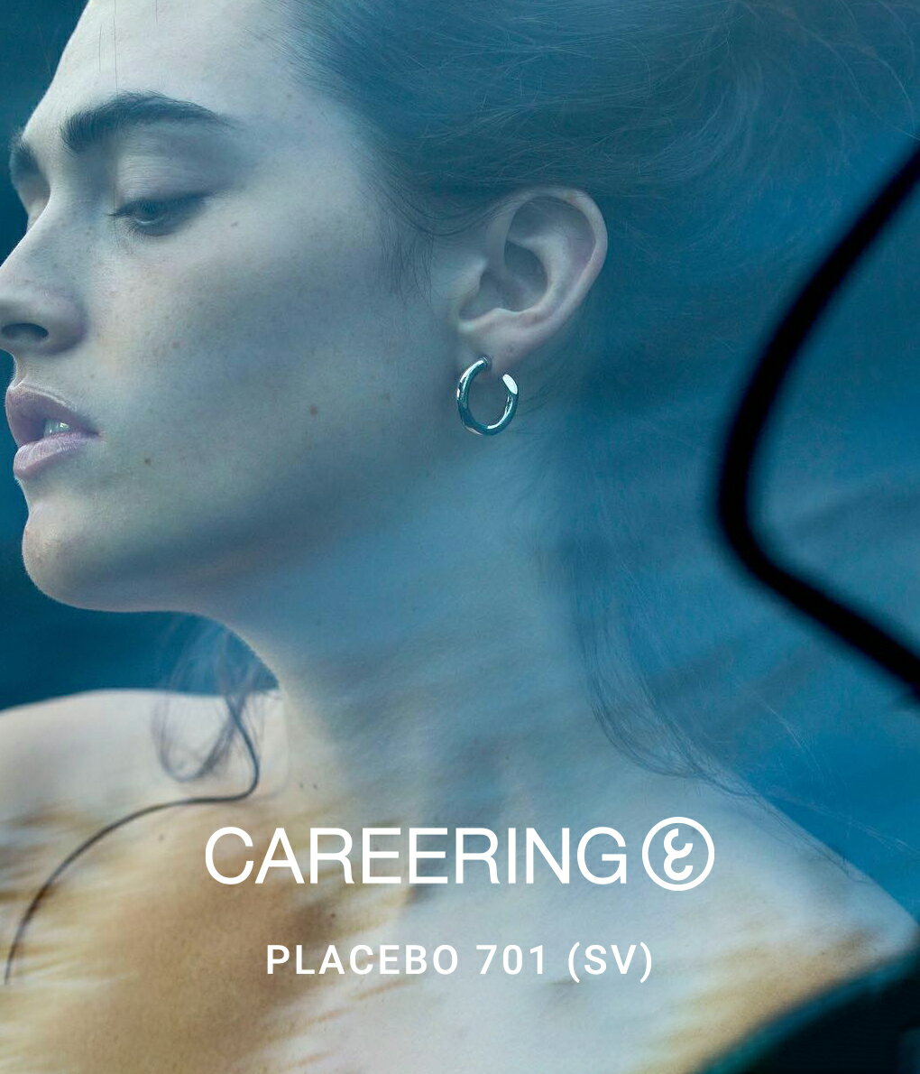 楽天ARKnetsCAREERING / キャリアリング : PLACEBO 701 （SV） : プラシーボ 701 ピアス アクセサリー ジュエリー メンズ レディース ユニセックス ギフト プレゼント 両耳 2点セット モード ミニマム : PLACEBO-701-SV 【NOA】