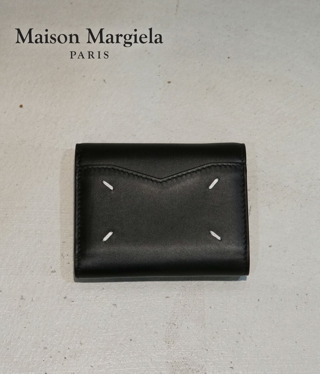 【送料無料】【正規品】Maison Margiela / メゾン マルジェラ : ZIP COMPACT TRI FOLD : ジップ コンパクト ウォレット トゥライフォールド 財布 革財布 三つ折り レザー カレンダータグ プレゼント ギフト ユニセックス : S56UI0136-P4985【RIP】【ANN】【BJB】