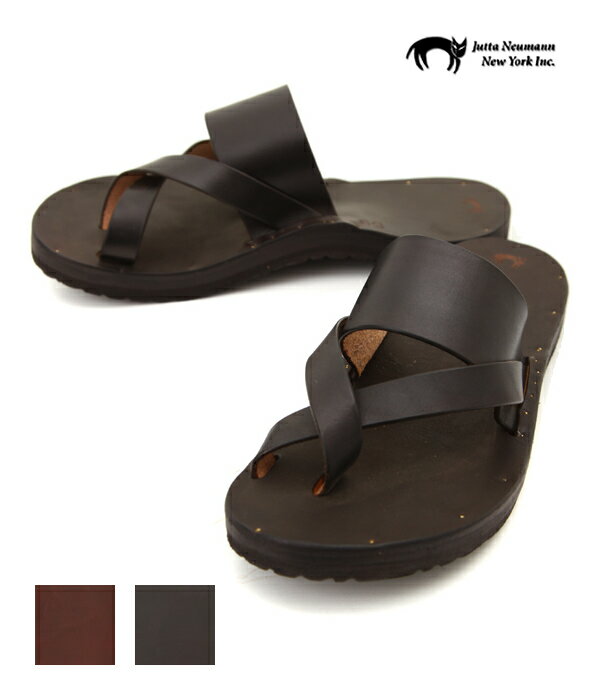 【期間限定送料無料】Jutta Neumann / ユッタ ニューマン ： FRANK-BIRKEN SOLE ROUND TOE / 全2色(約25cm〜28cm ： メンズ ユッタニューマン ユッタヌーマン フランク レザー サンダル ： FRANK 【MUS】【BJB】