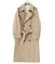 ATON / GCg : WEST POINT OVERSIZED TRENCH COAT : EGXg |Cg I[o[TCY g` R[g AE^[ x[W Y Rbg : CMAGSM0001yCORz