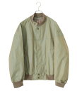 BARACUTA / バラクータ : SOLARO FC DERBY JK / 全2色 : ソラーロ エフシー ダービー ジャケット オリーブ ブルー MA1 ブルゾン G9 ラグラン アクティブ スタンド ドッグイヤー ハンドウォーマー しなやか 光沢 コットン : BRCPS0950