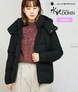 【ARKnets DOWN FAIR】DESCENTE ALLTERRAIN / デサントオルテライン (水沢ダウン) : 【レディース】MIZUSAWA DOWN JACKET "ANCHOR-L" : ミズサワ ダウンジャケット アンカー アウター フード ジップアップ タウンユース デイリーユース 防寒 防水 軽量 : DAWSGK41U【ANN】